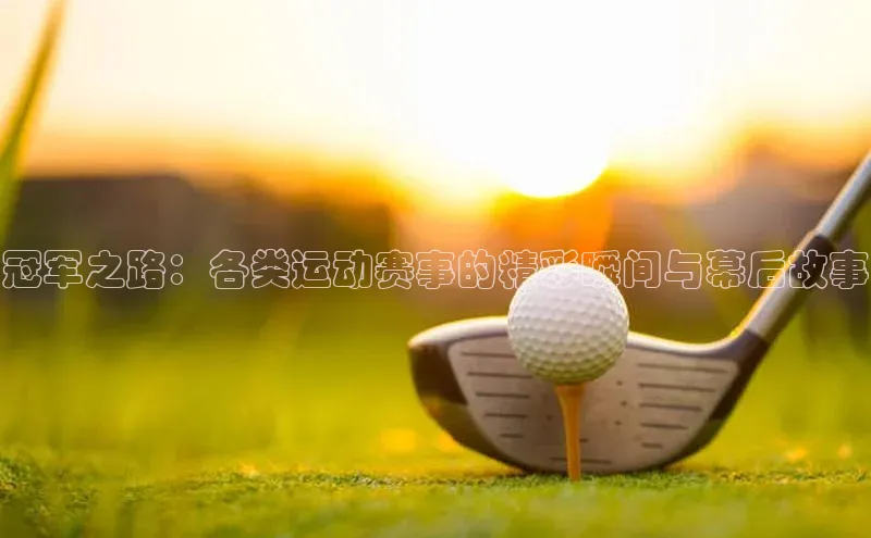 冠军之路：各类运动赛事的精彩瞬间与幕后故事